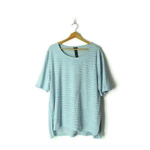 Light Blue Women's Tunic Top